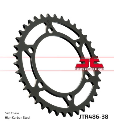 SPROCKET REAR 38T 520