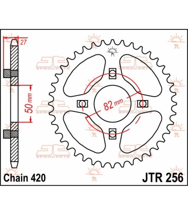 SPROCKET REAR 40T 420