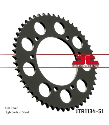 SPROCKET REAR 51T 428