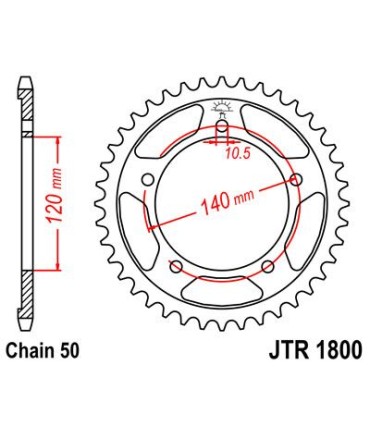 SPROCKET REAR 47T 530