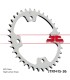 SPROCKET REAR 36T 520