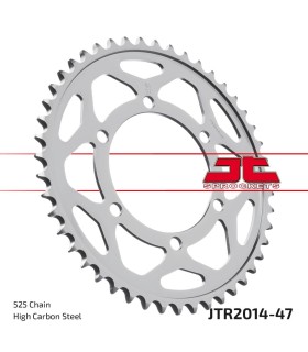 SPROCKET REAR 47T 525 BLK