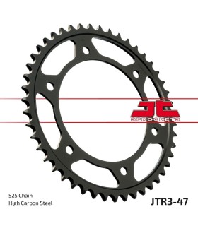 SPROCKET REAR 47T 525 BLK