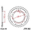 SPROCKET REAR 44T 530 BLK