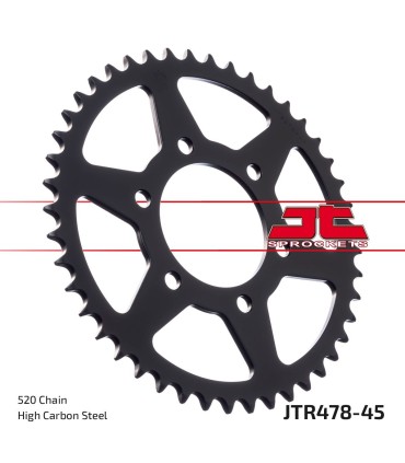 SPROCKET REAR 45T 520 BLK