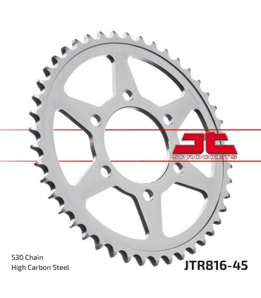 SPROCKET REAR 45T 530 BLK