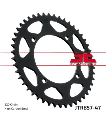 SPROCKET REAR 47T 520 BLK