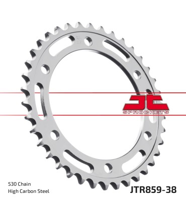 SPROCKET REAR 38T 530 BLK
