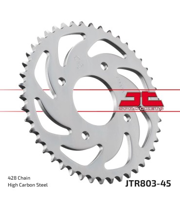 SPROCKET REAR 45T 428
