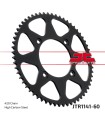 SPROCKET REAR 420 60T