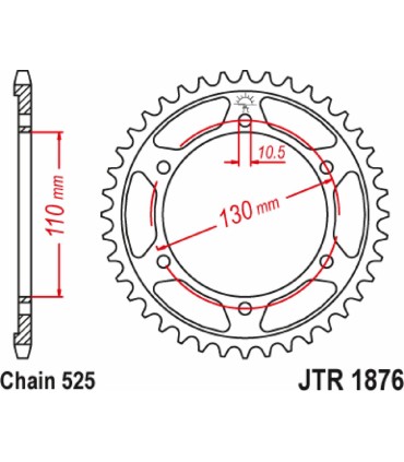SPROCKET RR YAMAHA 42T