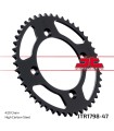SPROCKET REAR 47T 420