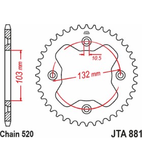 SPROCKET RL 520 38T ORG