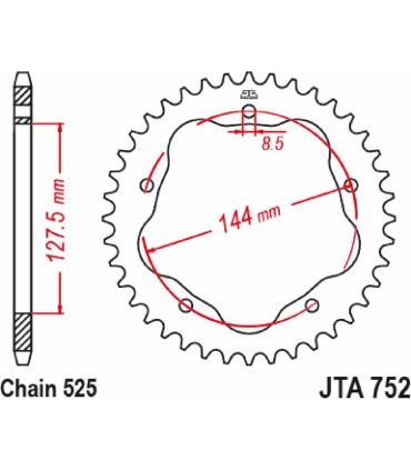 SPRCKET RR DUC ALLOY 41T
