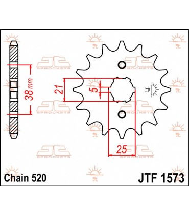 SPROCKET FRONT 13T 520