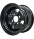 WHEEL STEEL 12X7 4/110 BK