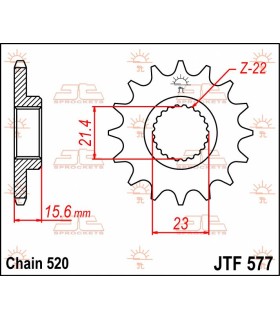 SPROCKET FRONT 14T 520