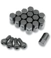 LUG NUT 10MM BLACK 16PK