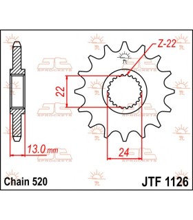 SPROCKET FRONT 16T 520