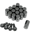 LUG NUT 12X1.25 BLK 16PK