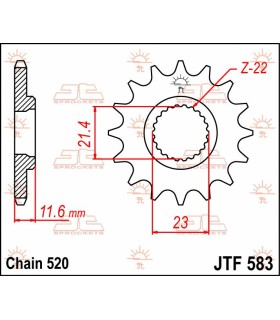 SPROCKET FRONT 14T 520