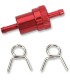 FUEL FILTER RED 1/4