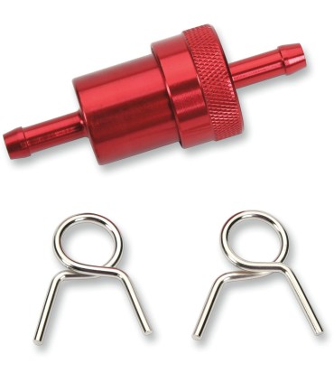 FUEL FILTER RED 1/4