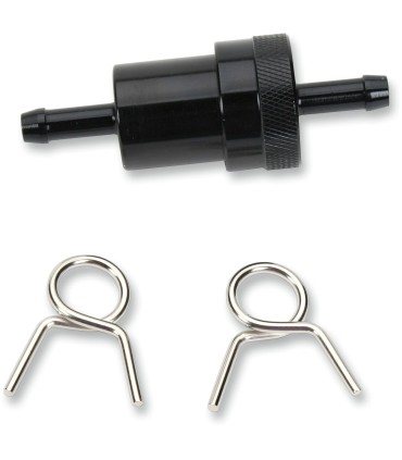 FUEL FILTER BLACK 1/4