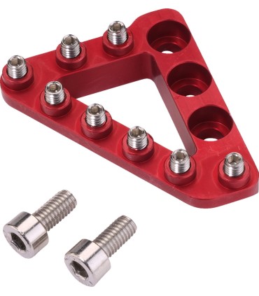 LARGE ALUM REAR BRAKE TIP RED