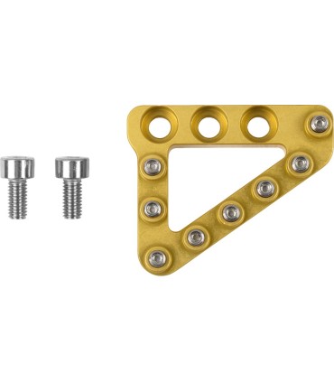 LARGE ALUM REAR BRAKE TIP GOLD