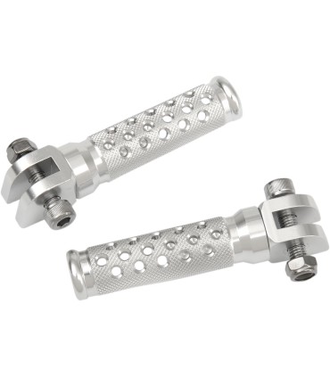 FOOTPEGS SLASH-CUT SILVER