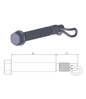 BRAKE PAD PIN