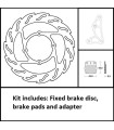 KIT DE FREIN AVANT FIXE 260MM