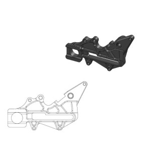 BRAKE CALIPER ADAPTOR BLACK