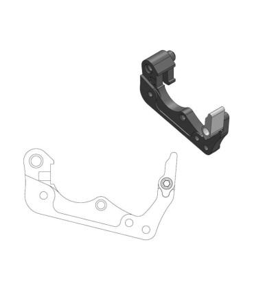 BRAKE CALIPER ADAPTOR BLACK