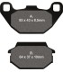 BRAKE PAD FA SER ORGANIC
