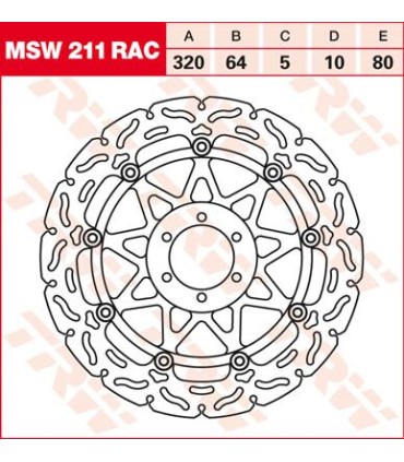 ROTOR TRW MSW211RAC