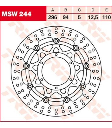 ROTOR TRW MSW244