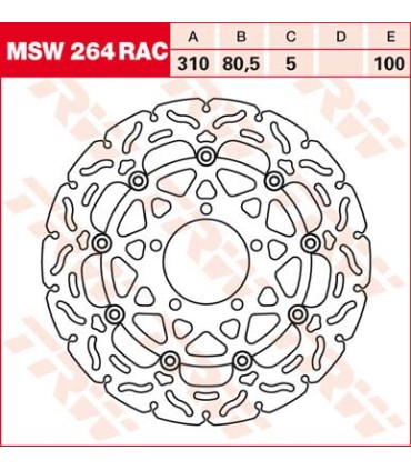 ROTOR TRW MSW264RAC