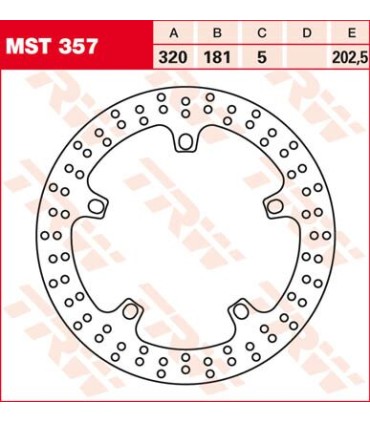 ROTOR TRW MST357
