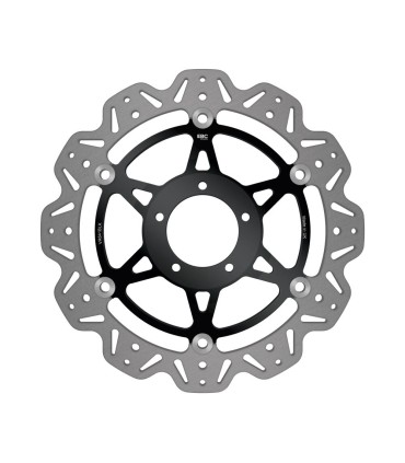 BRAKE RTR FLT VEE WAVE BLK FR