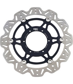 BRAKE RTR FLT VEE WAVE BLK FR