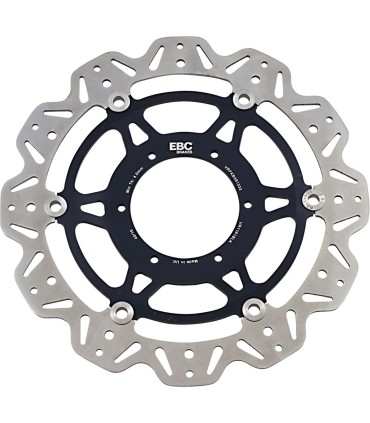 BRAKE RTR FLT VEE WAVE BLK FR