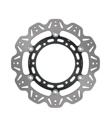 BRAKE RTR FLT VEE WAVE BLK FR