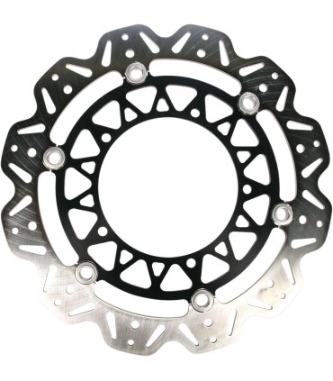 BRAKE RTR FLT VEE WAVE BLK FR