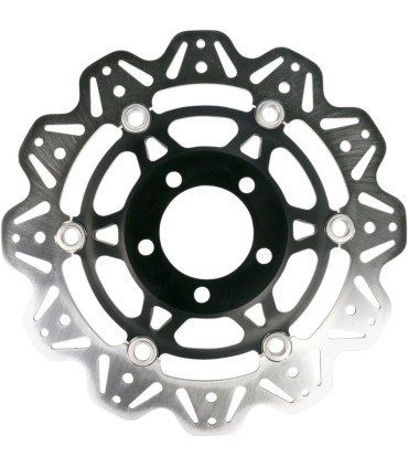 BRAKE RTR FLT VEE WAVE BLK FR