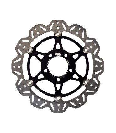 BRAKE RTR FLT VEE WAVE BLK FR