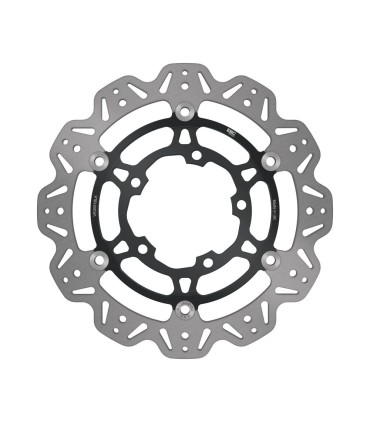 BRAKE RTR FLT VEE WAVE BLK FR