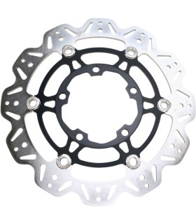 BRAKE RTR FLT VEE WAVE BLK FR