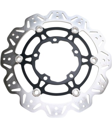 BRAKE RTR FLT VEE WAVE BLK FR